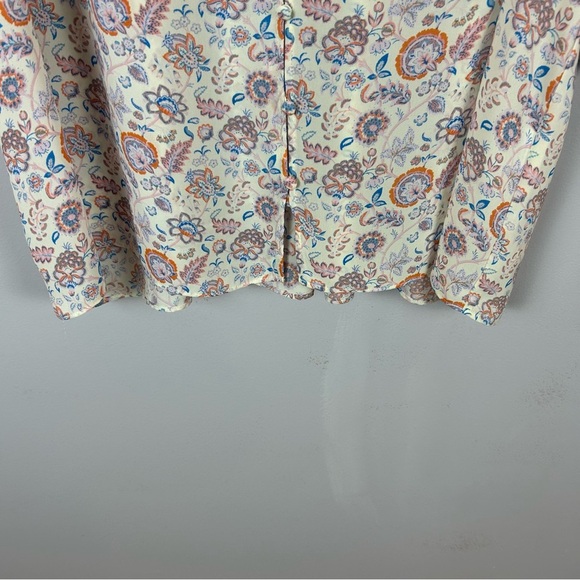 Rose + Olive Floral Multicoloured Blouse Size 2X - Picture 7 of 10